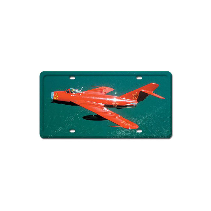MIG-17, Aviation, License Plate, 6 X 12 Inches