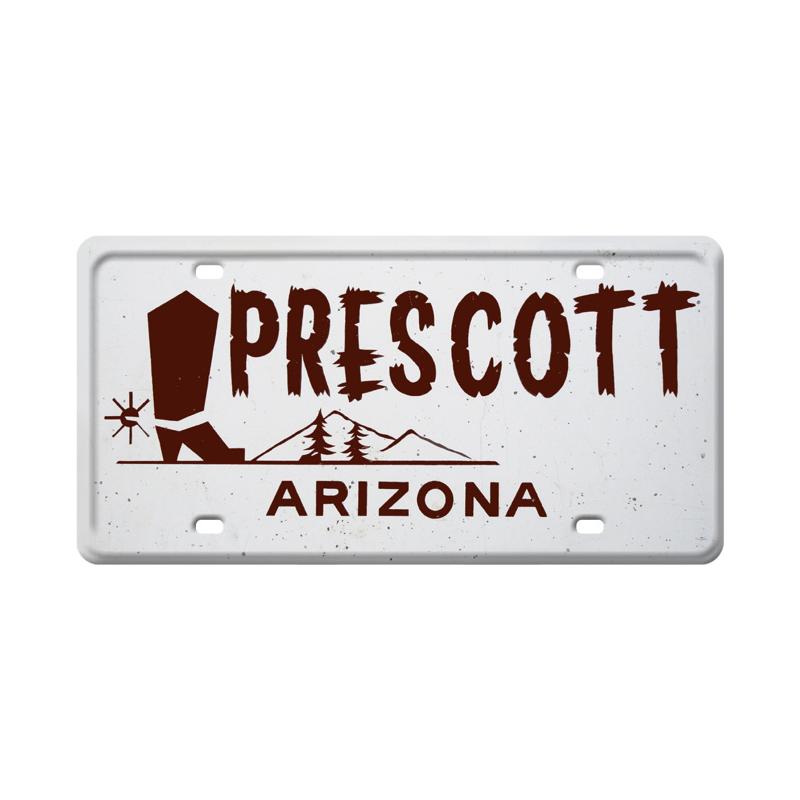 Prescott, Travel, License Plate, 12 X 6 Inches