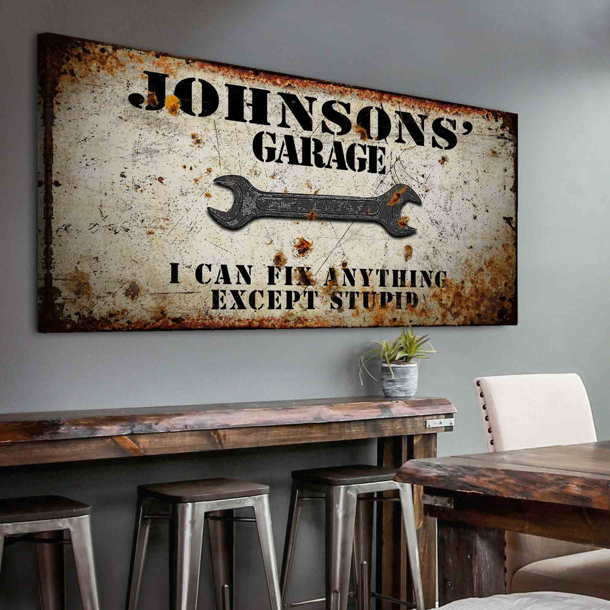 Apple Computer Garage Sign Garage Sign – Metal Sign Barn