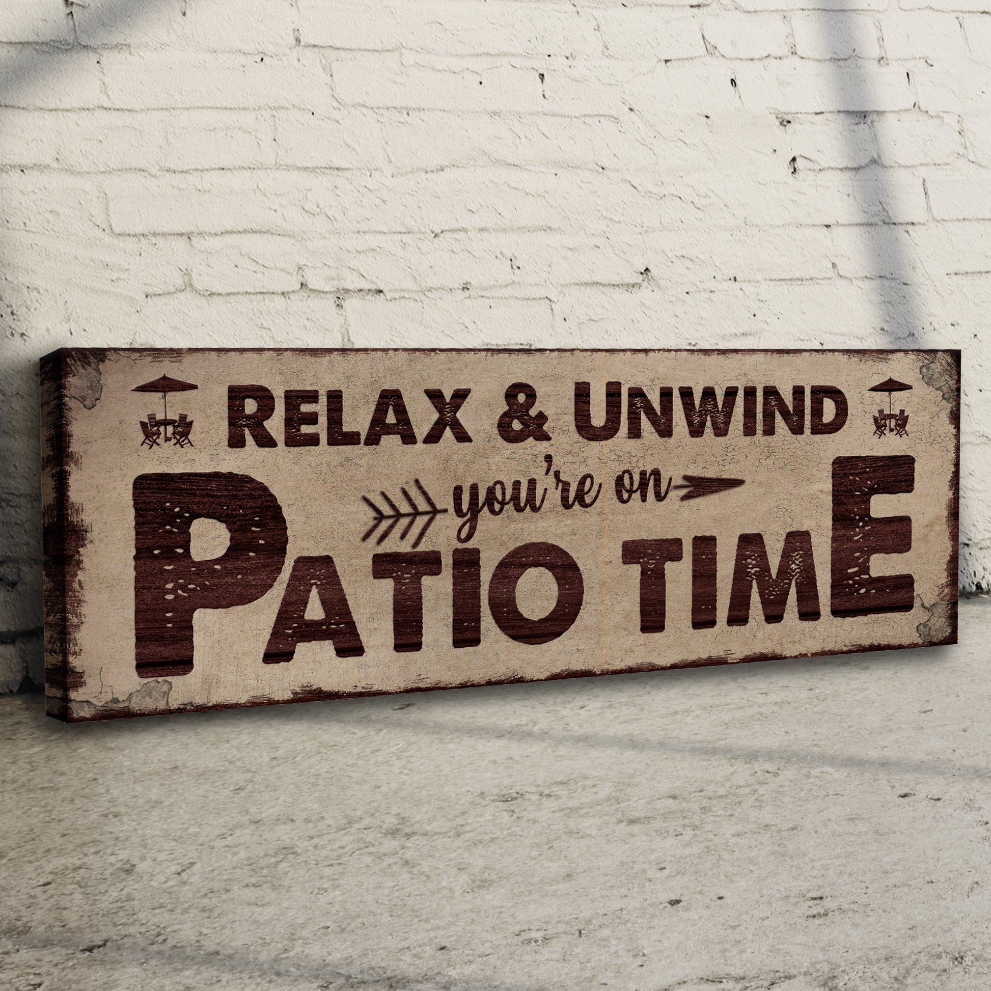 Patio Time Sign