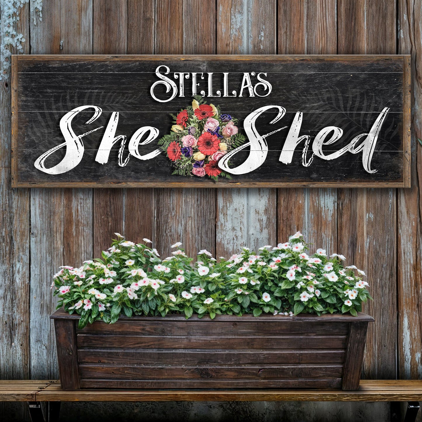 Personalized She Shed Sign VI