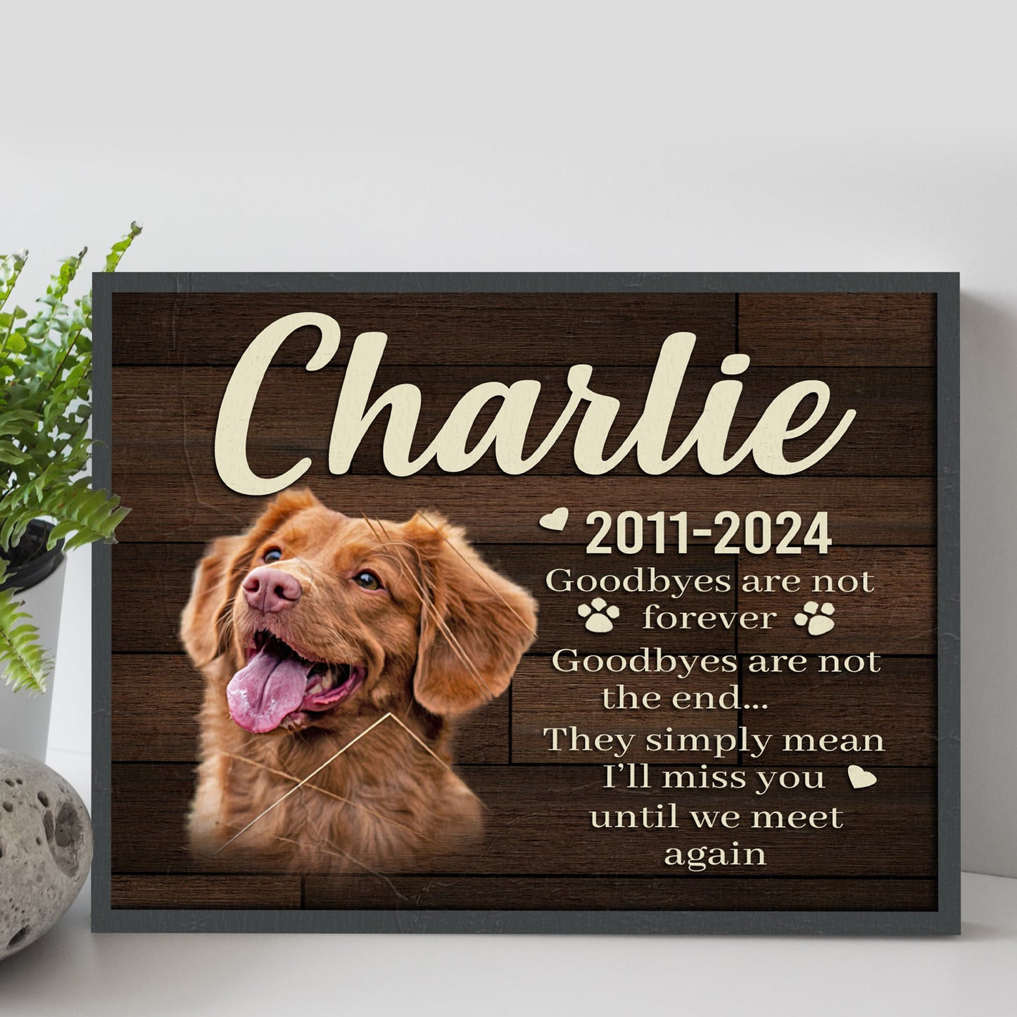 Pet Memorial Sign VIII