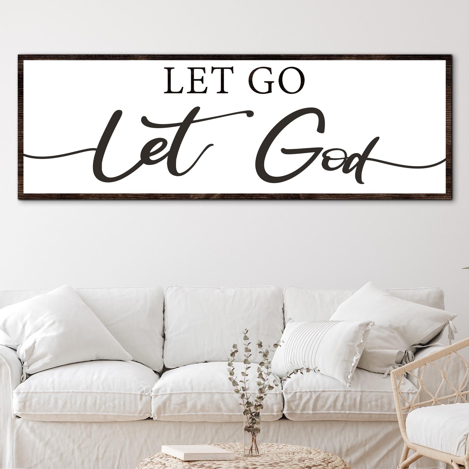 Let Go Let God Faith Sign III