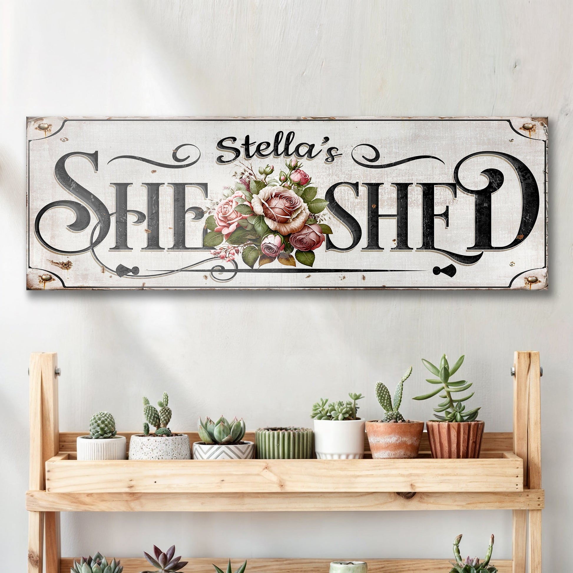 Personalized She Shed Sign