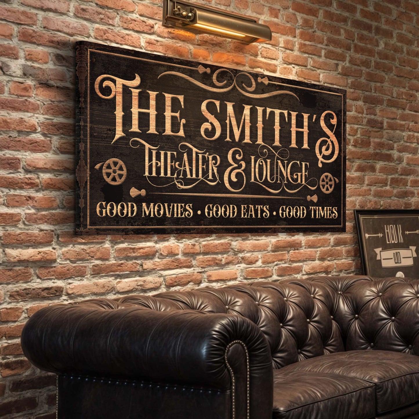 Personalized Theater Sign V