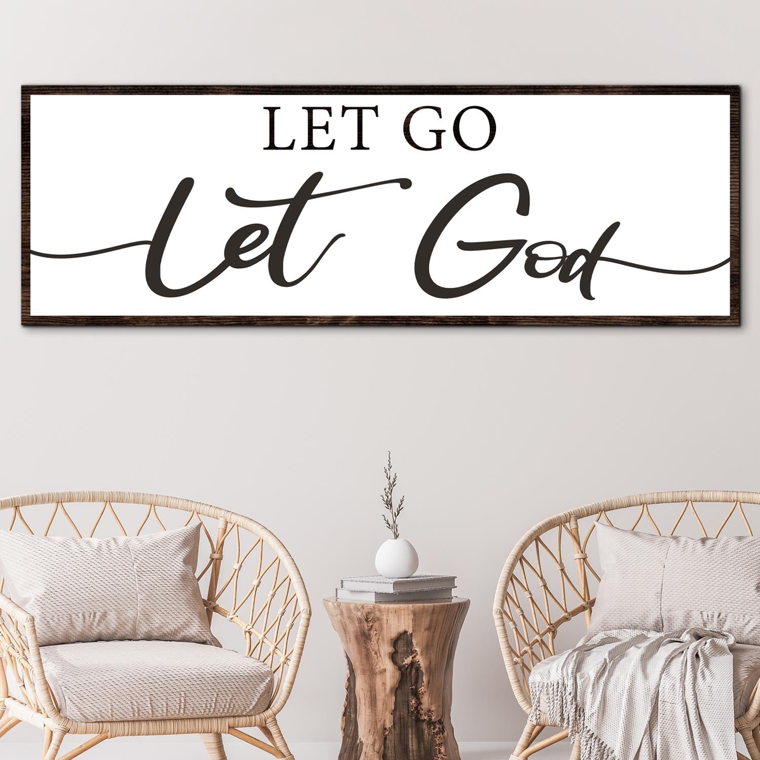 Let Go Let God Faith Sign III