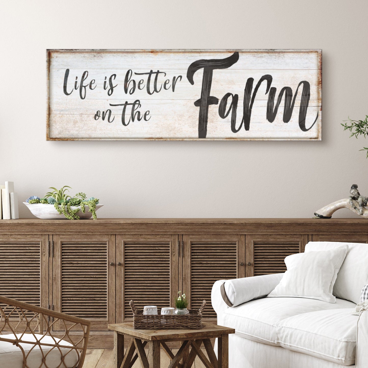 Life Is Better On The Farm Sign VIII
