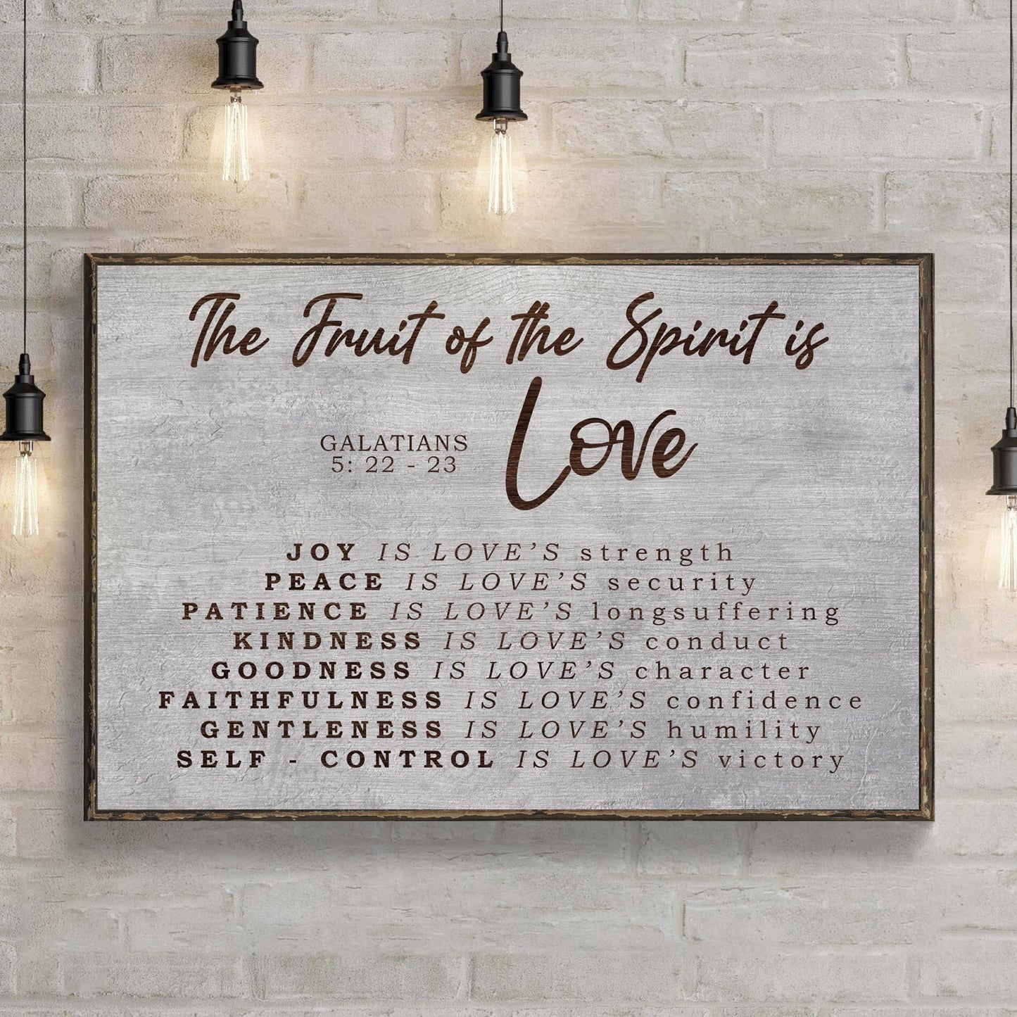Galatians 5:22-23 - The Fruit Of The Spirit Sign III