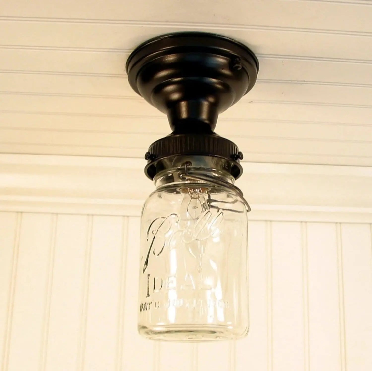 Vintage Mason Jar Ceiling LIGHT