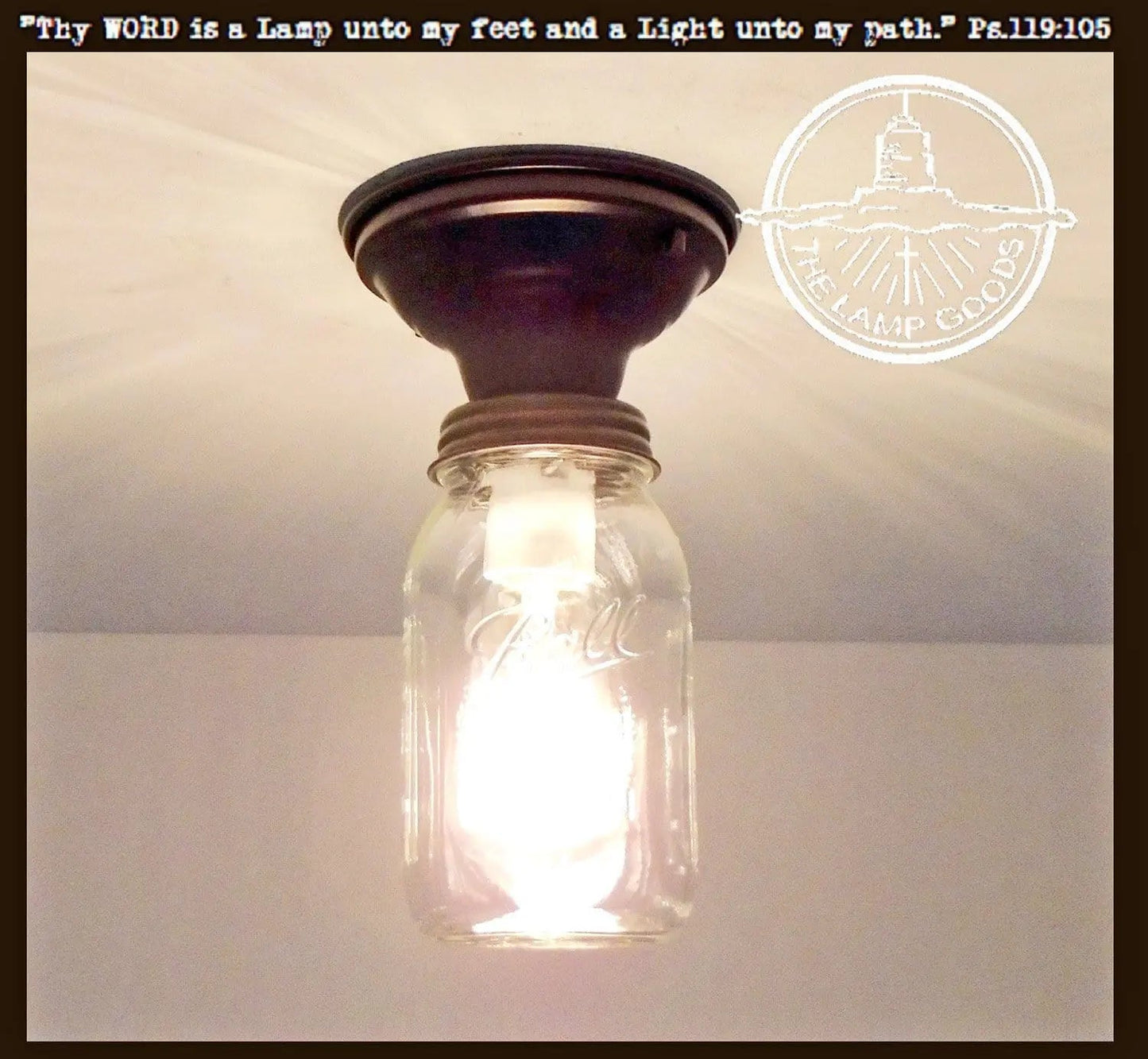 Mason Jar Ceiling LIGHT