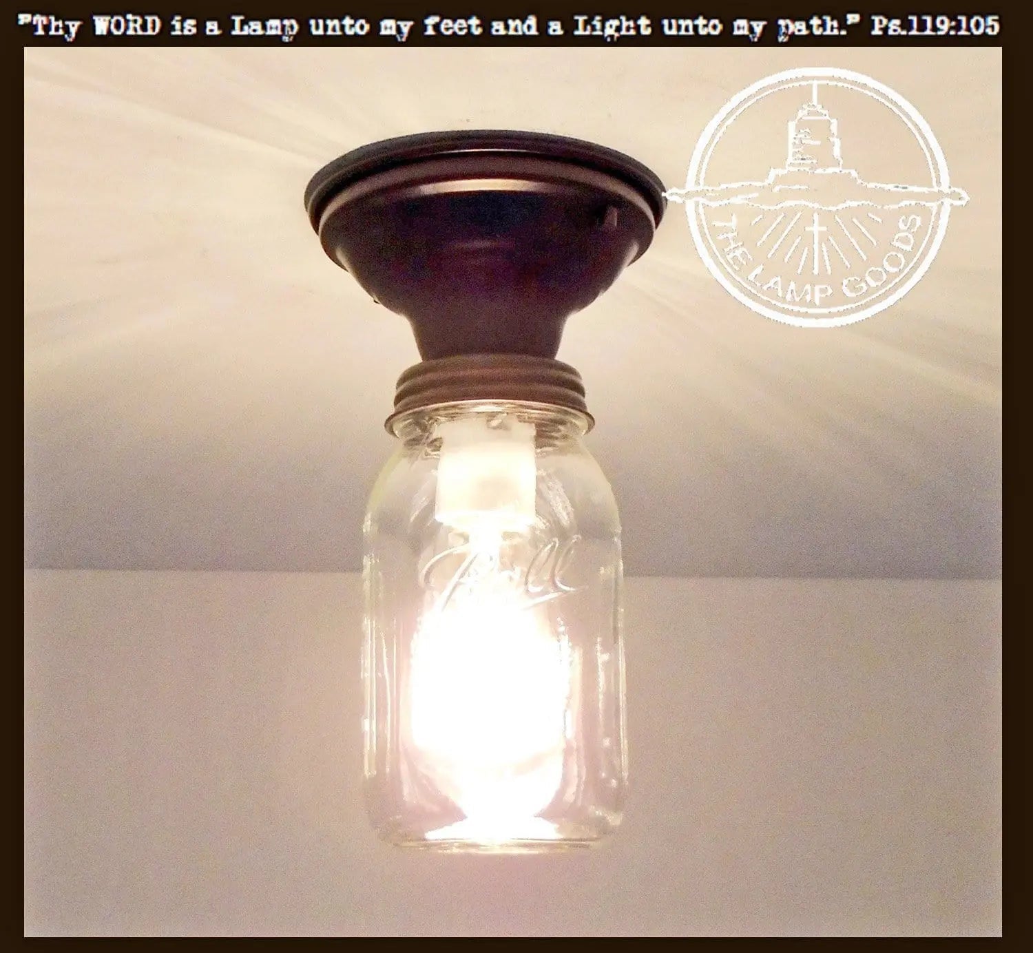 Mason Jar Ceiling LIGHT