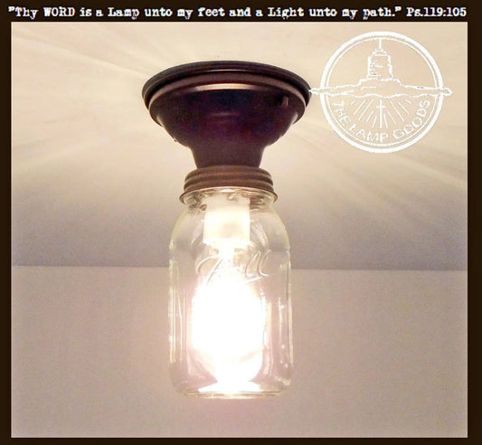 Mason Jar Ceiling LIGHT