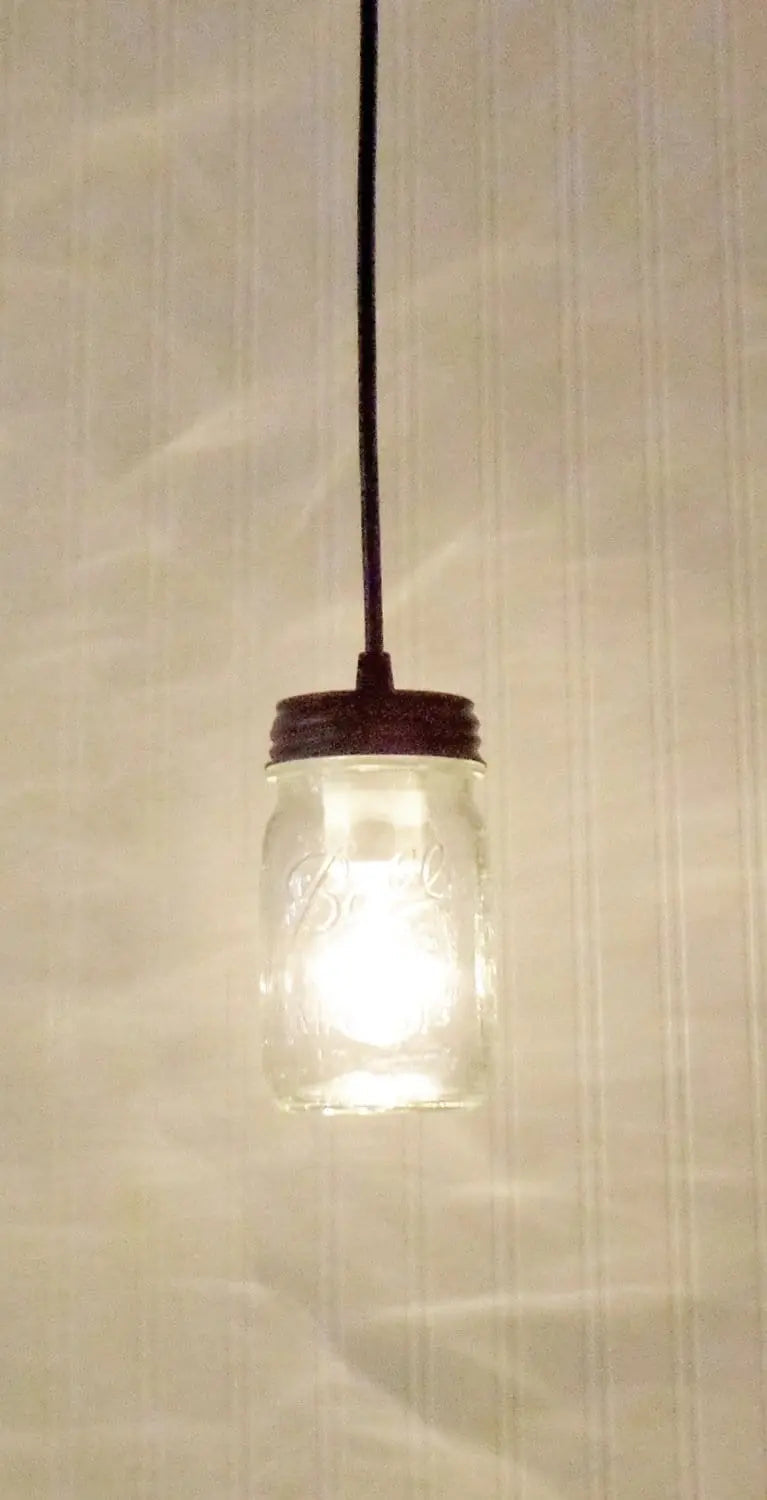 Mason Jar Pendant Light - Pint
