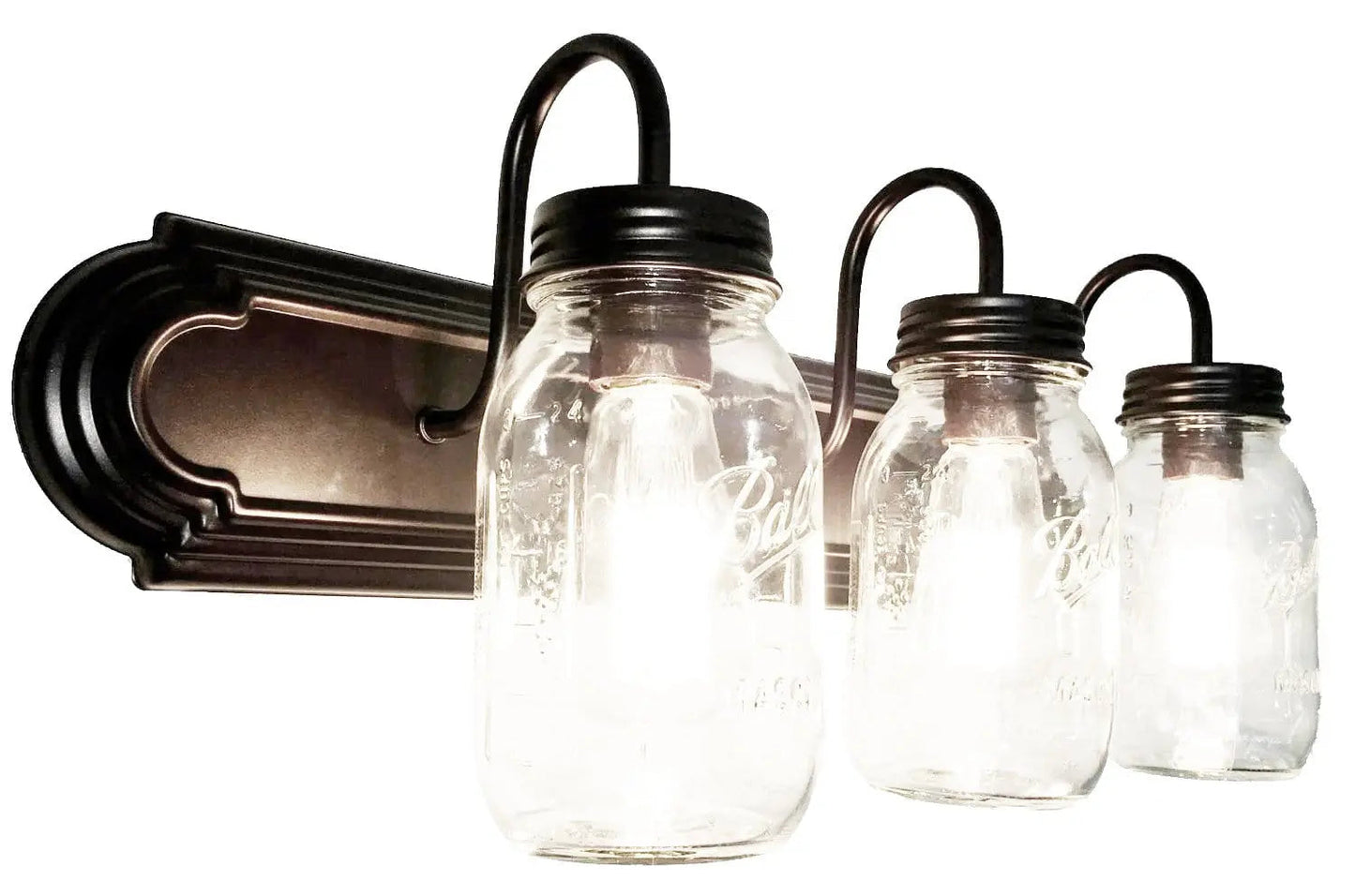 Mason Jar Bathroom Vanity Light