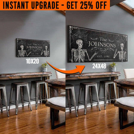 Upgrade Your 'Family Gothic' (Style 2) Canvas To 24x48 Inches