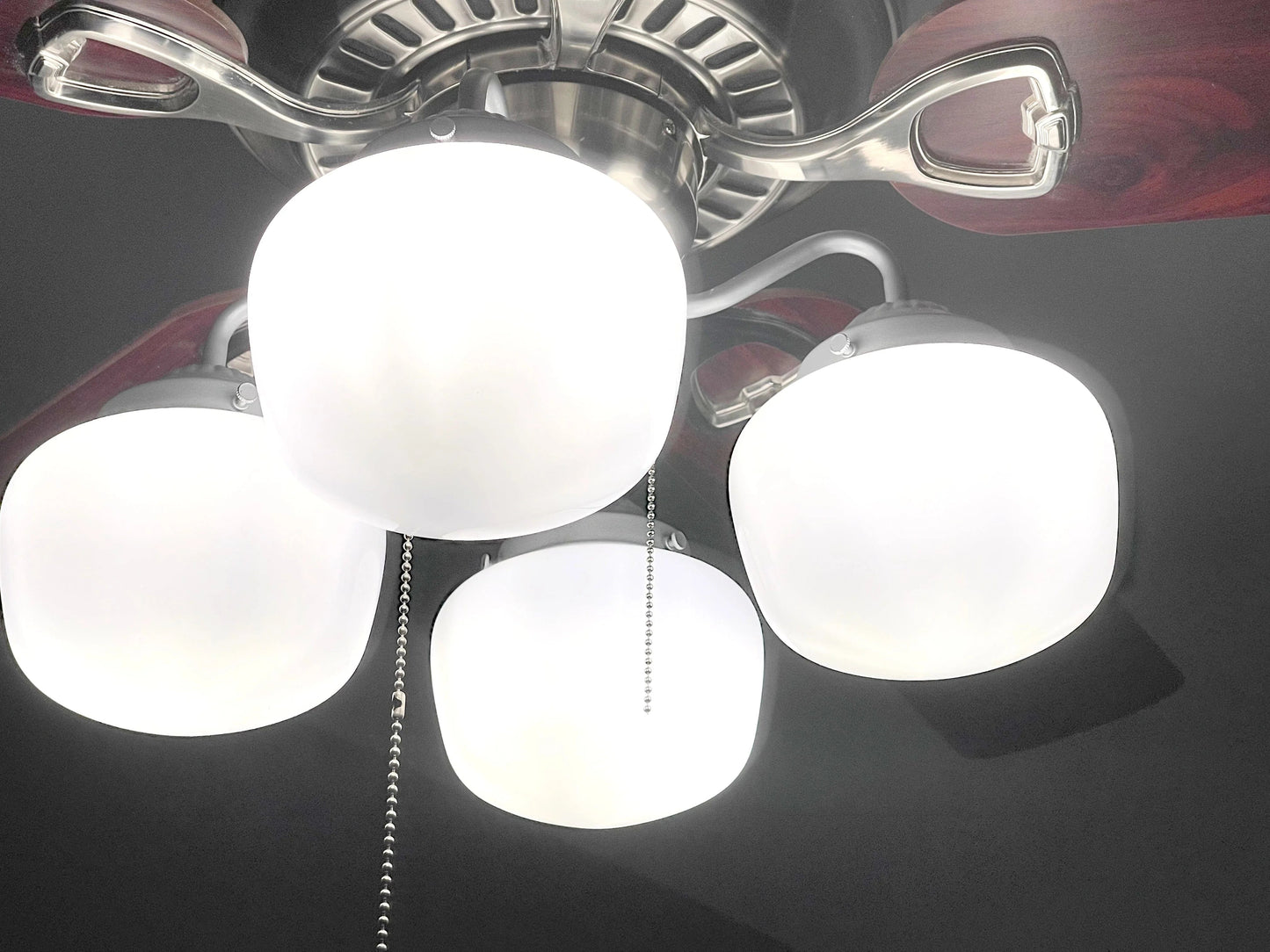 Schoolhouse Milk Glass Ceiling Fan LIGHT KIT