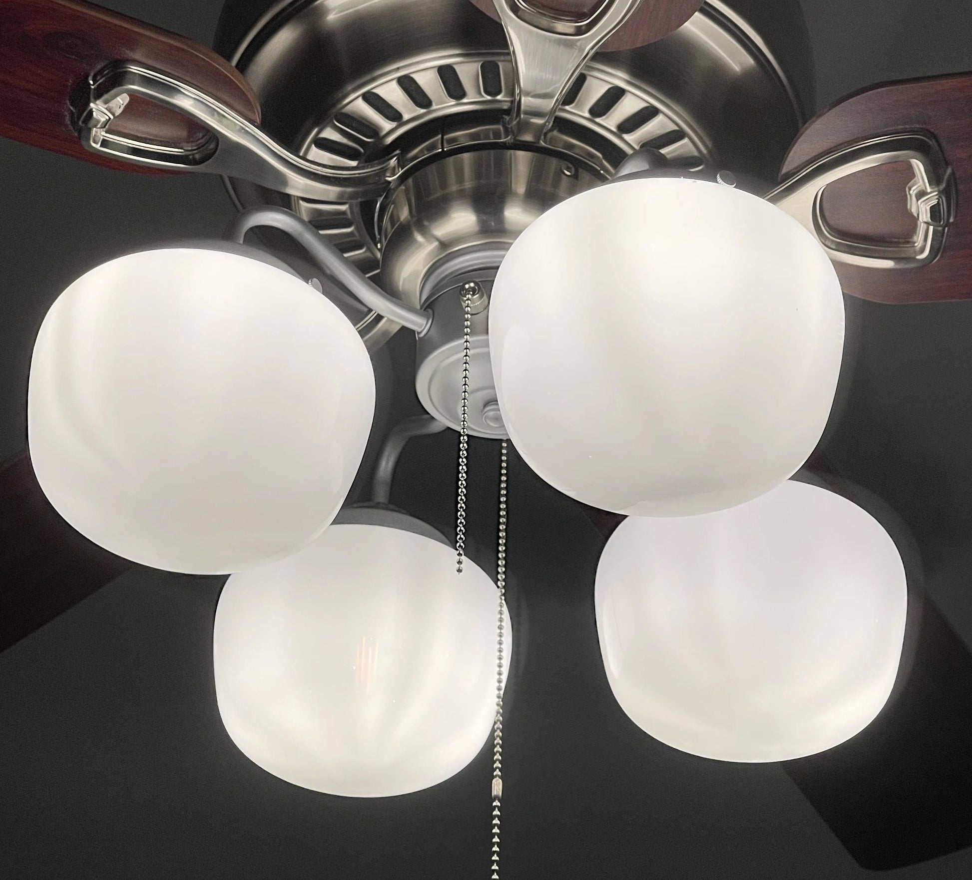 Schoolhouse Milk Glass Ceiling Fan LIGHT KIT