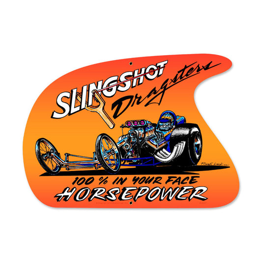 Slingshot, Automotive, Custom Metal Shape, 18 X 14 Inches