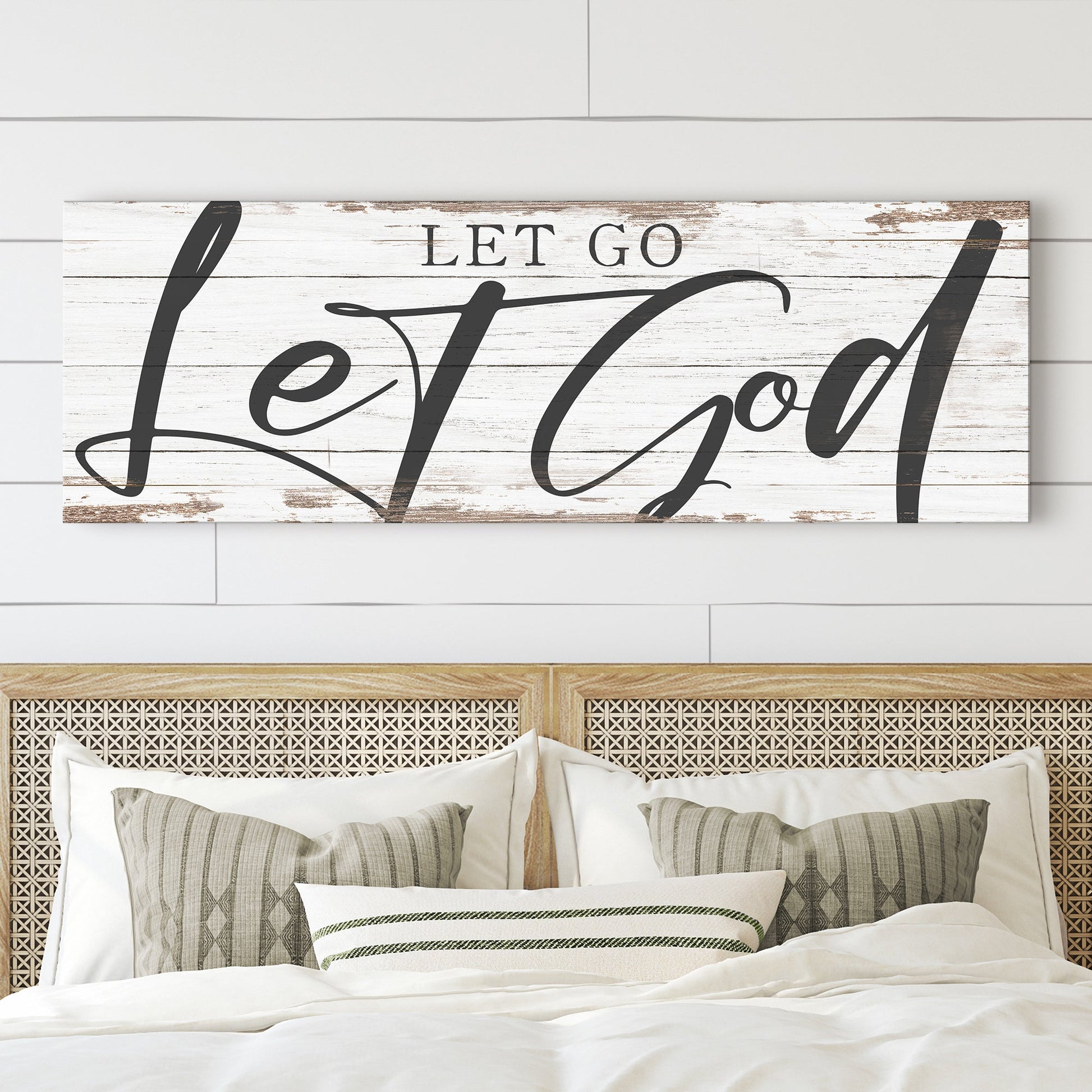Let Go Let God Faith Sign VII