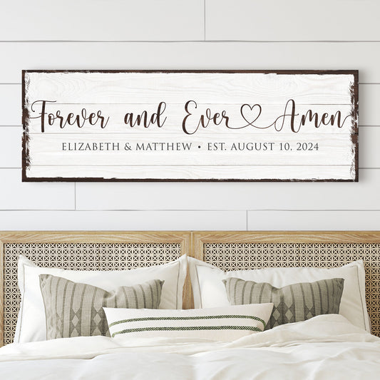 Forever And Ever Amen Faith Sign II