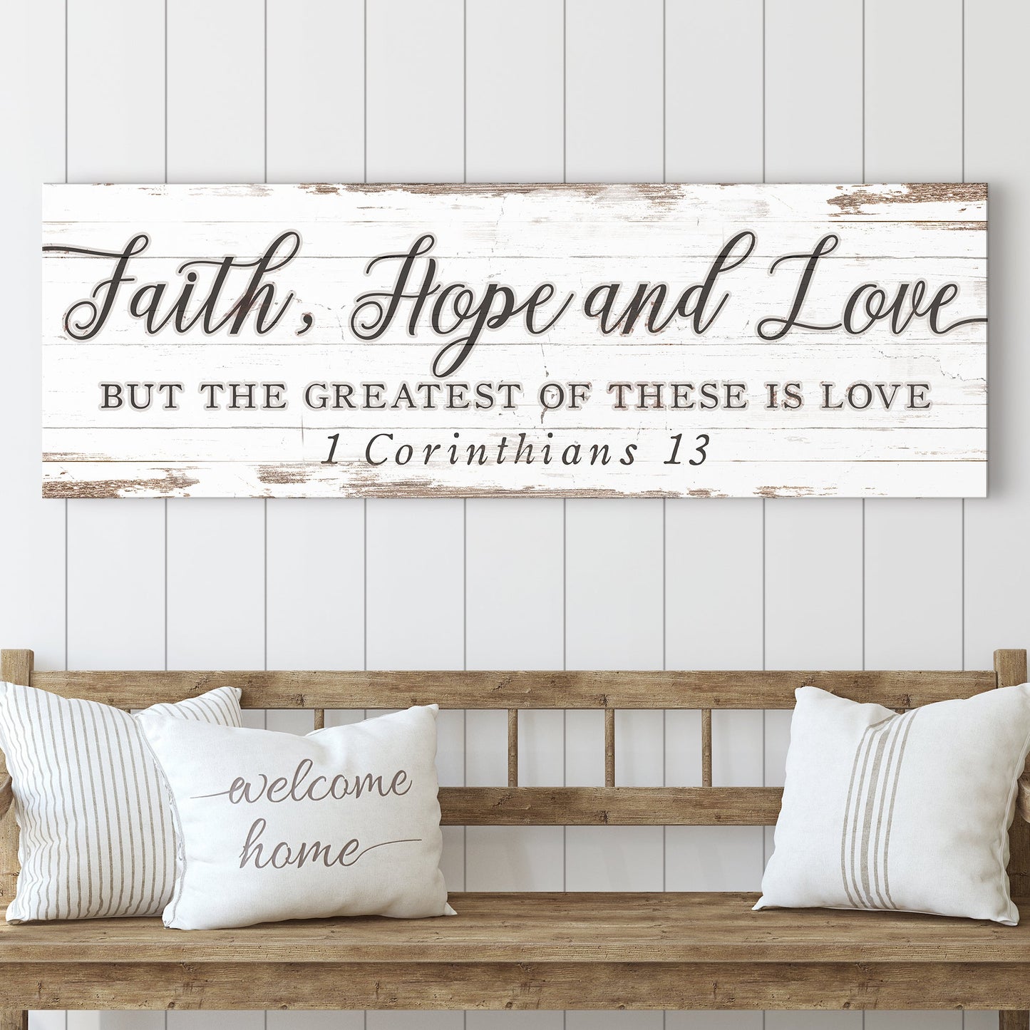 Faith Hope And Love 1 Corinthians 13 Faith Sign III