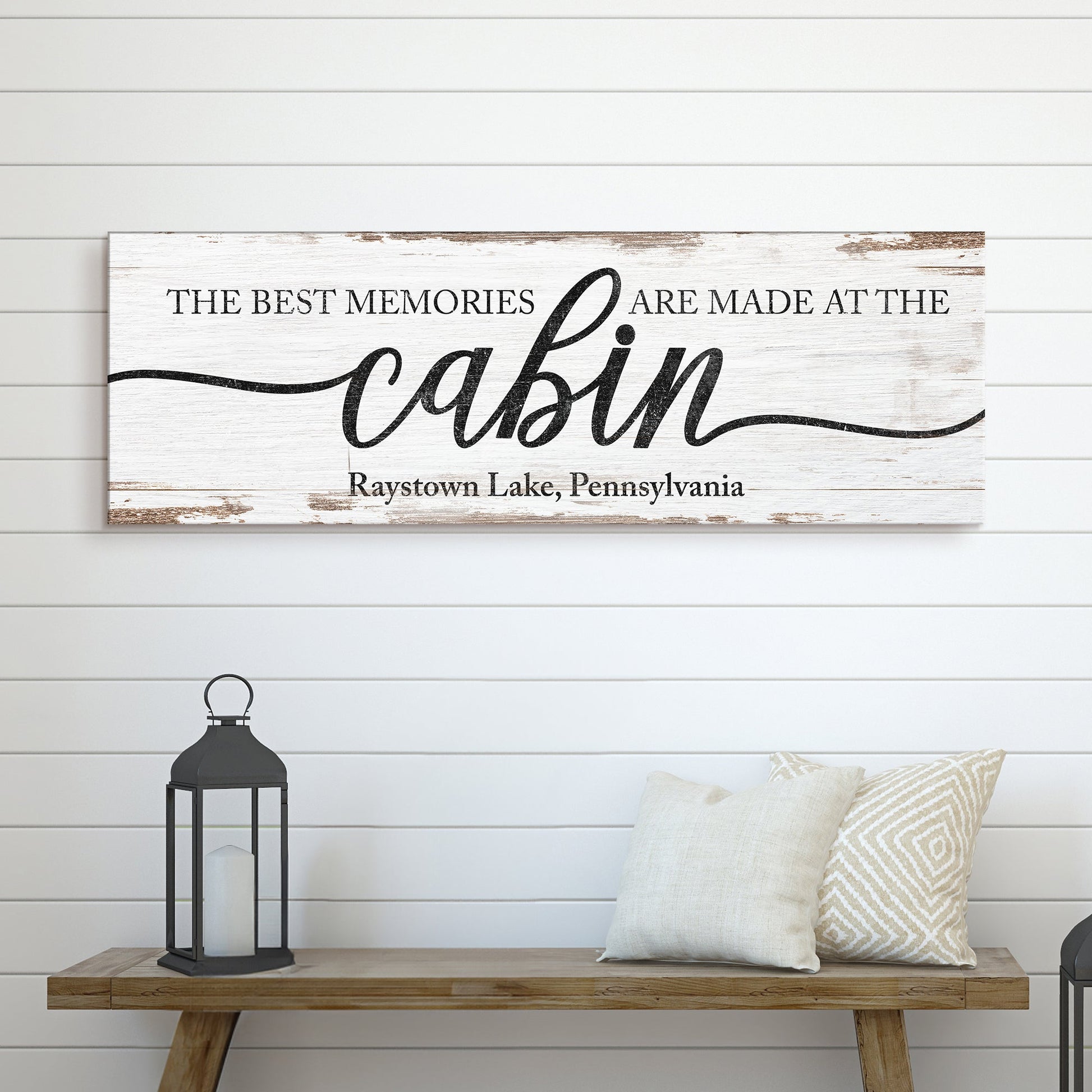 Best Memories Are Made At The Cabin Sign