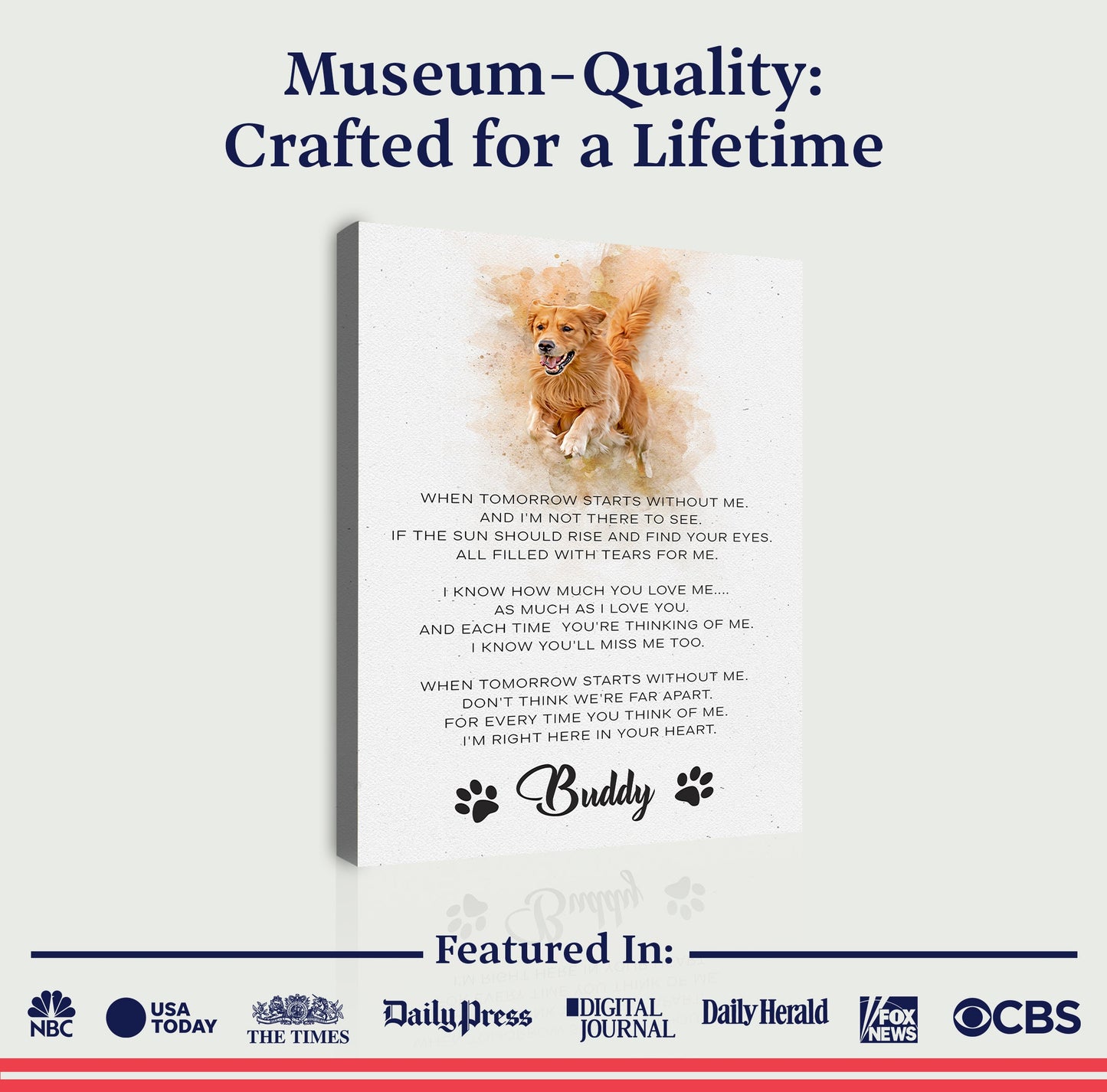 Pet Memorial Sign I'm Right Here In Your Heart