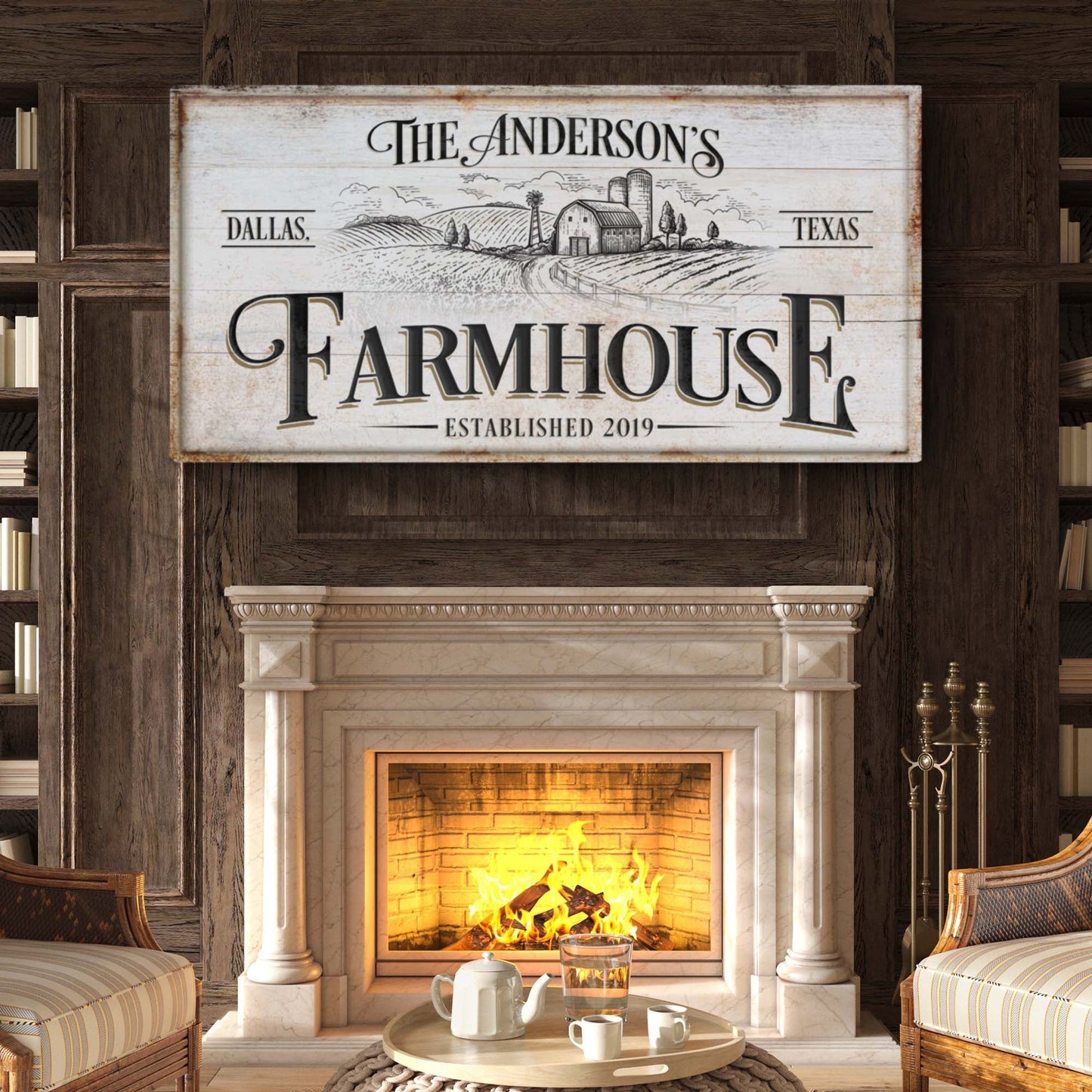 Personalized Farmhouse Sign