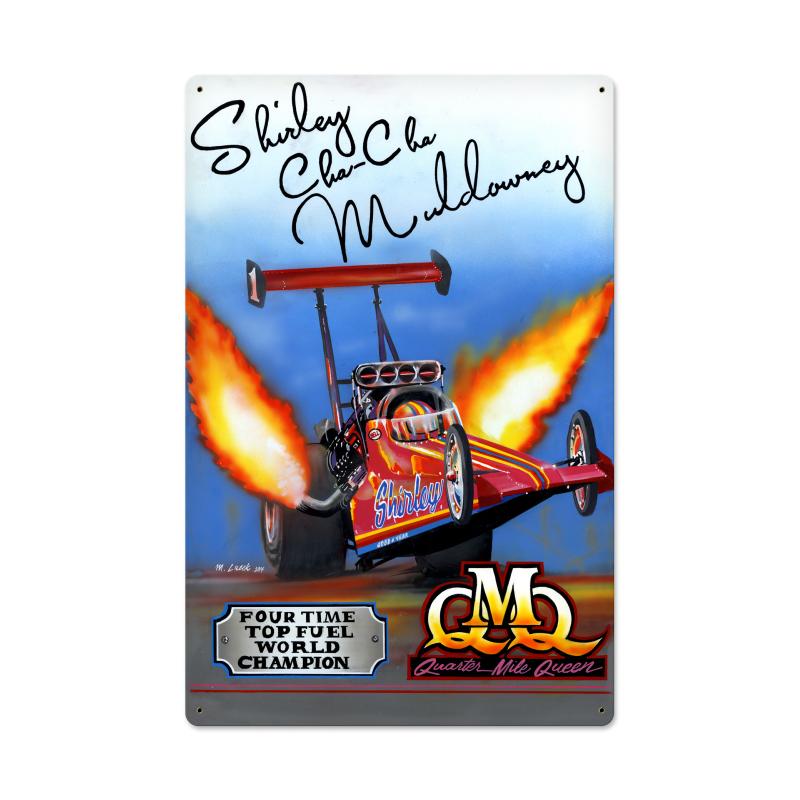Quarter Mile Queen Top Fuel World Champion, Automotive, Metal Sign, 16 X 24 Inches