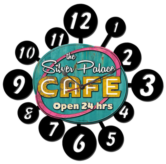 SILVER PALACE CAFE, , , 12 X 12 Inches