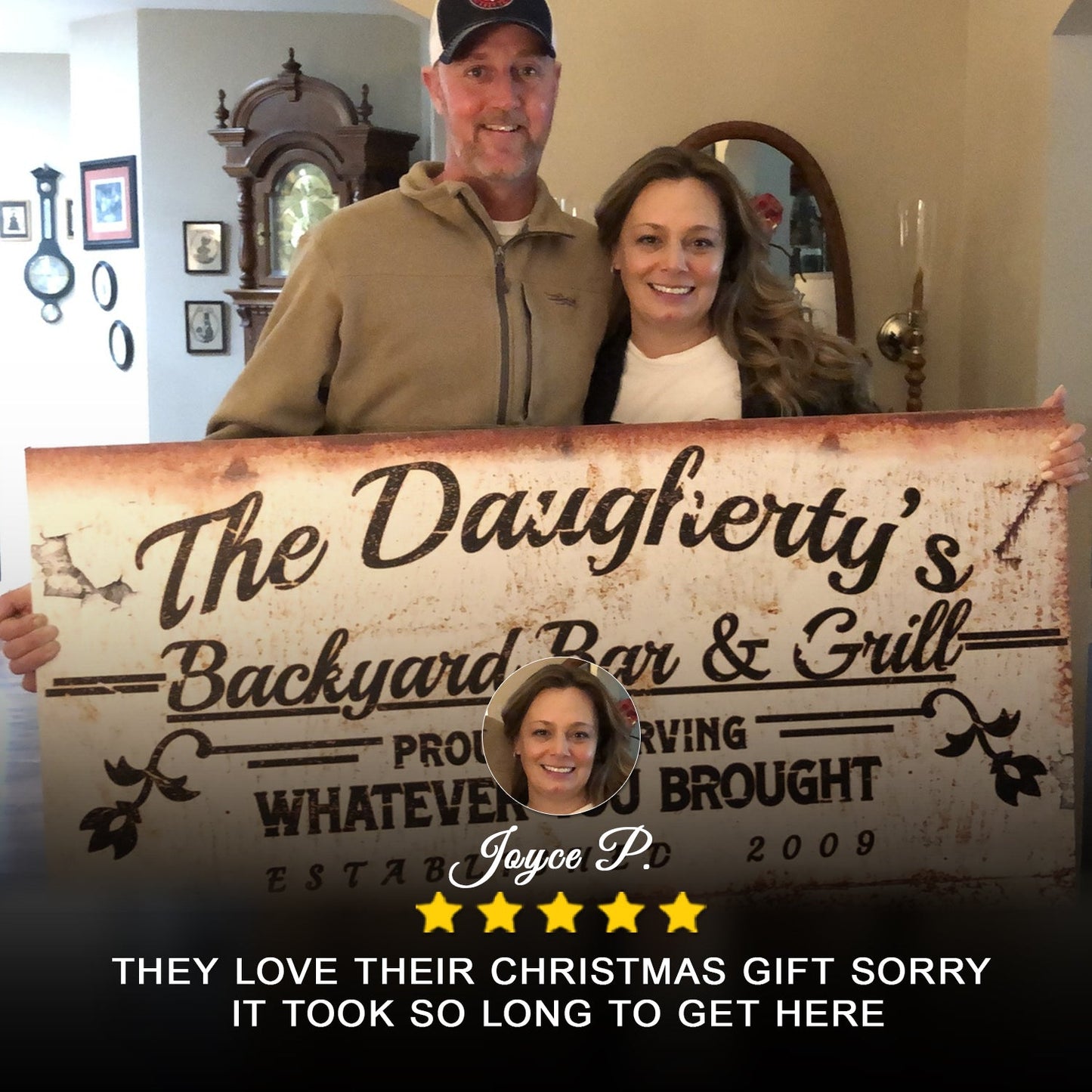 Backyard Bar & Grill Sign II