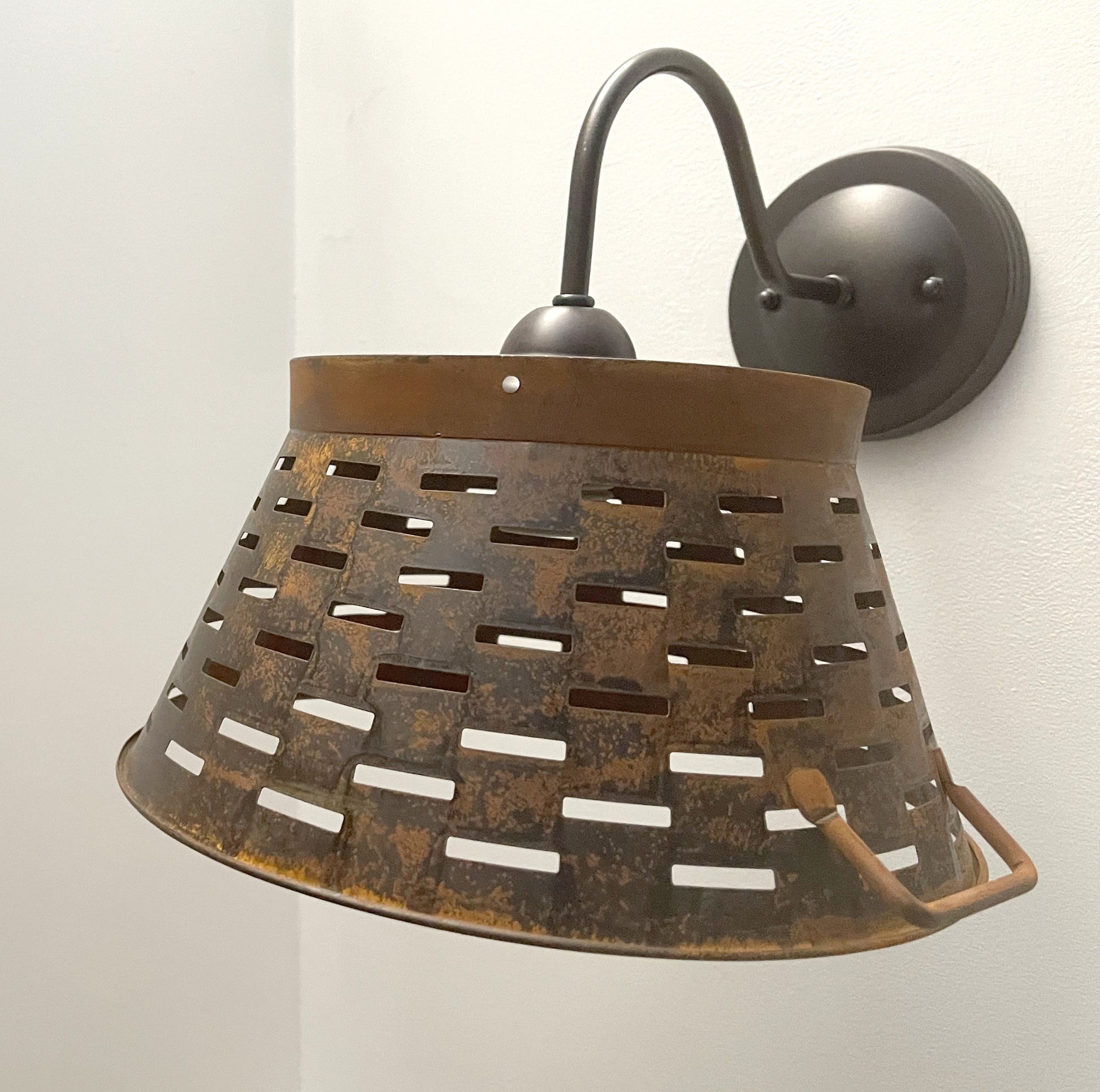 Galvanized Farmhouse Wall Sconce