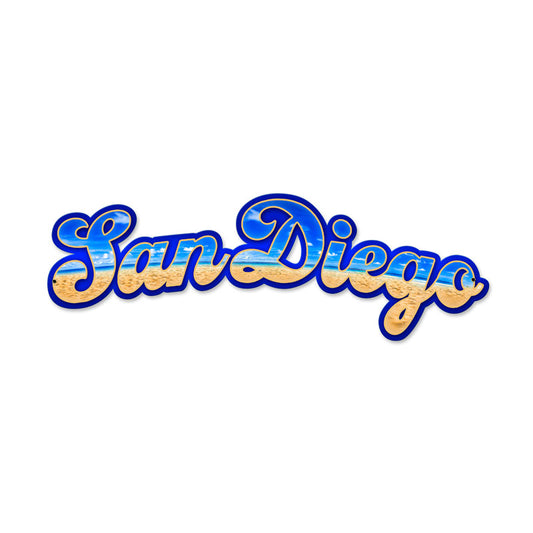 San Diego, Other, Custom Metal Shape, 22 X 7 Inches