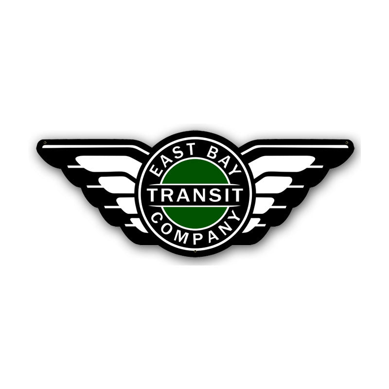 East Bay Transit, Other, Custom Metal Shape, 25 X 10 Inches