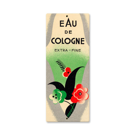 Eau De Cologne, Home and Garden, Custom Metal Shape, 5 X 12 Inches