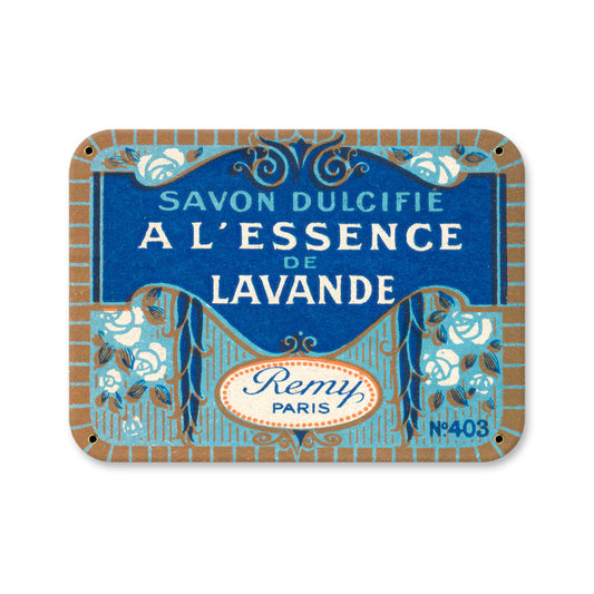 Savon Lavande, Home and Garden, Custom Metal Shape, 10 X 8 Inches