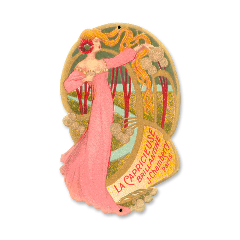 La Capricieuse, Home and Garden, Custom Metal Shape, 7 X 11 Inches