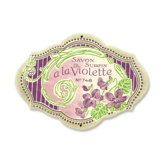 Savon Surfin, Home and Garden, Custom Metal Shape, 12 X 9 Inches