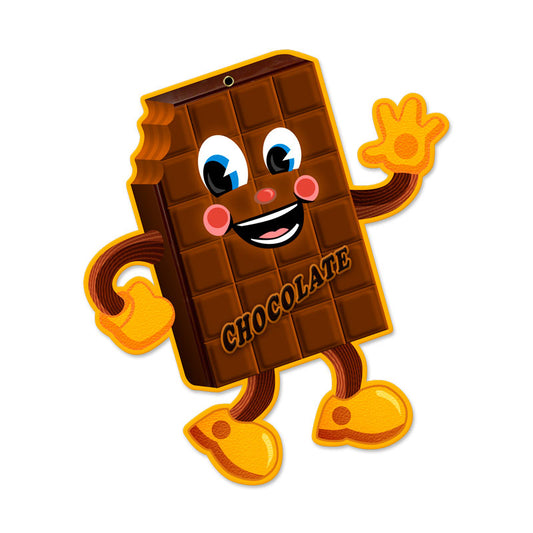 Chocolate, Food and Drink, Custom Metal Shape, 18 X 21 Inches