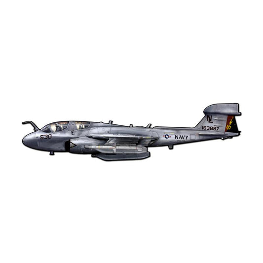 Prowler Plasma, Allied Military, Custom Metal Shape, 42 X 12 Inches