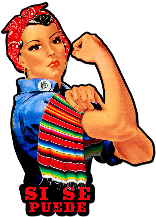 Mexican Rosie Si Se Peude, Pinup Girls, PLASMA, 23 X 16 Inches