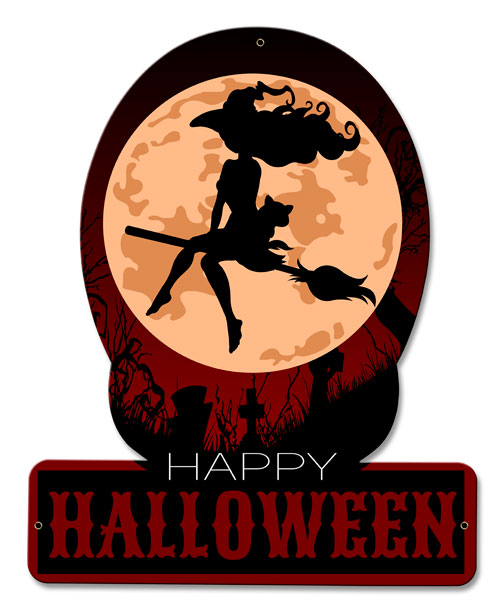 Halloween Witch, Halloween, SATIN PLASMA , 12 X 15 Inches