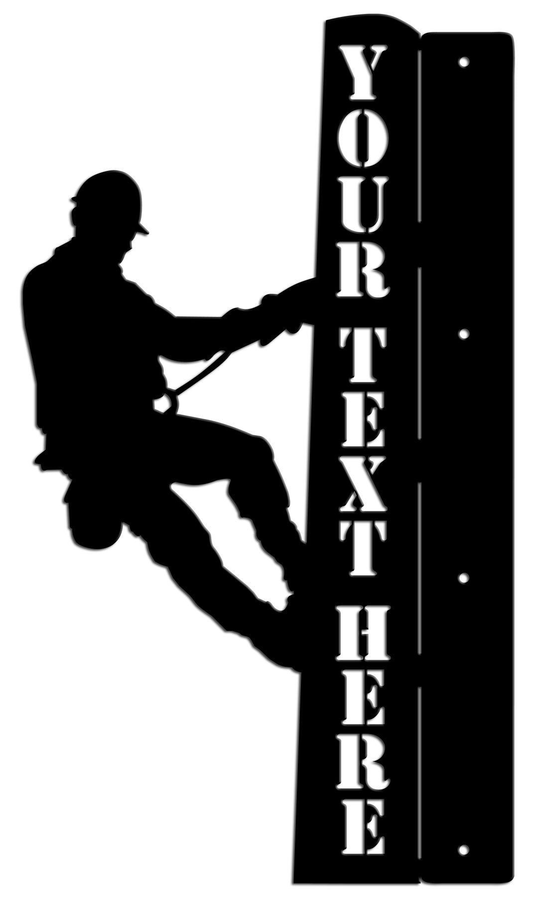 LINEMAN FLANGE PERSONALIZED CUT OUT, Category/Other/Occupational, PLASMA FLANGE PERSONALIZED CUT OUT, 14 X 24 Inches
