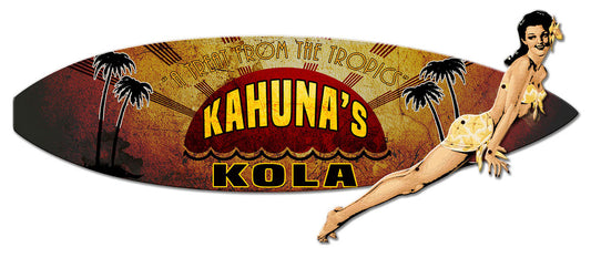 3-D Kahuna Kola Surf Board, New Products, Plasma, 23 X 20 Inches