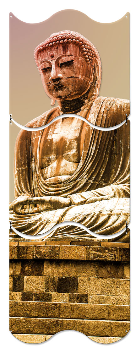 Great Buddha Statue, Travel, Triptych, 12 X 36 Inches