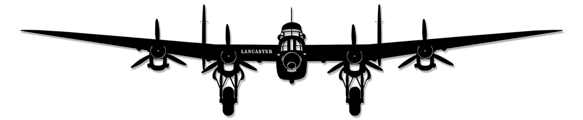 Lancaster Bomber, Military, Plasma, 48 X 9 Inches