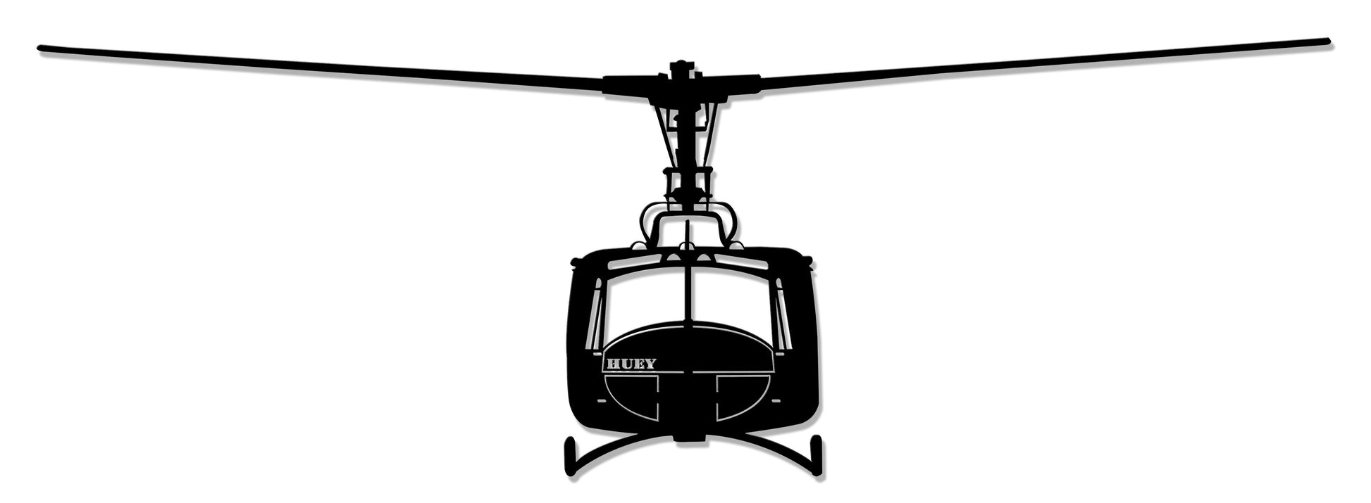 UH-1 Huey, Military, Plasma, 46 X 15 Inches