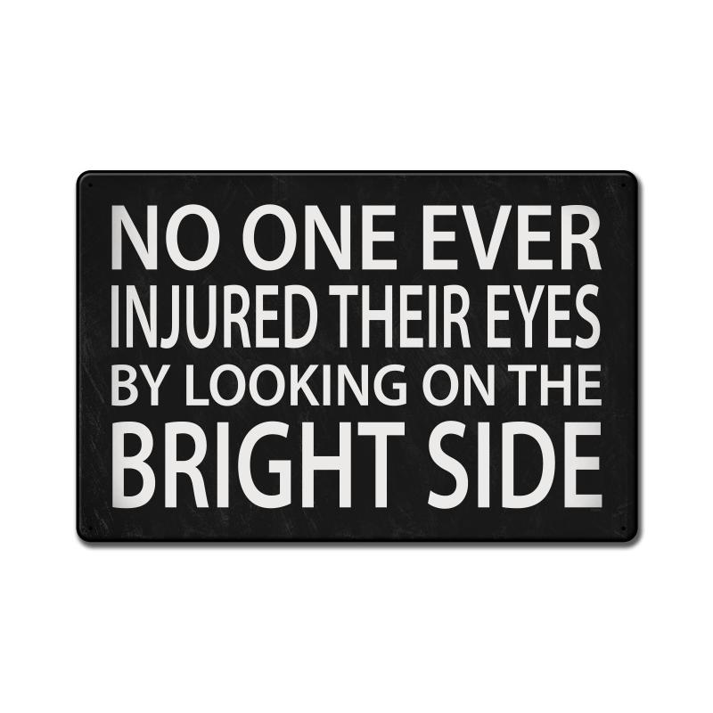 Bright Side, Food & Drink, Custom Metal Shape, 24 X 16 Inches