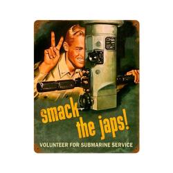 Submarine Service, Bar and Alcohol, Vintage Metal Sign, 12 X 15 Inches