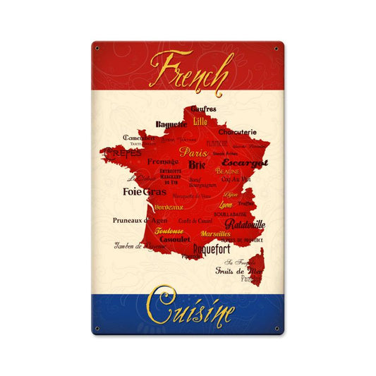 French Cuisine, , , 12 X 18 Inches